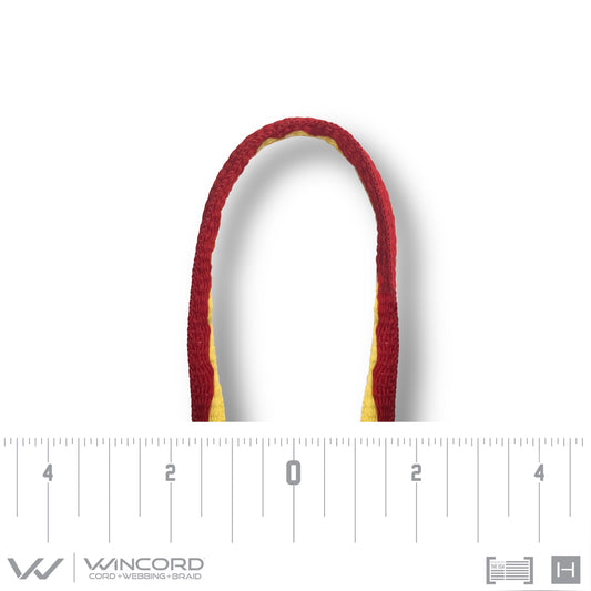 OVAL WOVEN | #1150 | RED/GOLD STRIPE