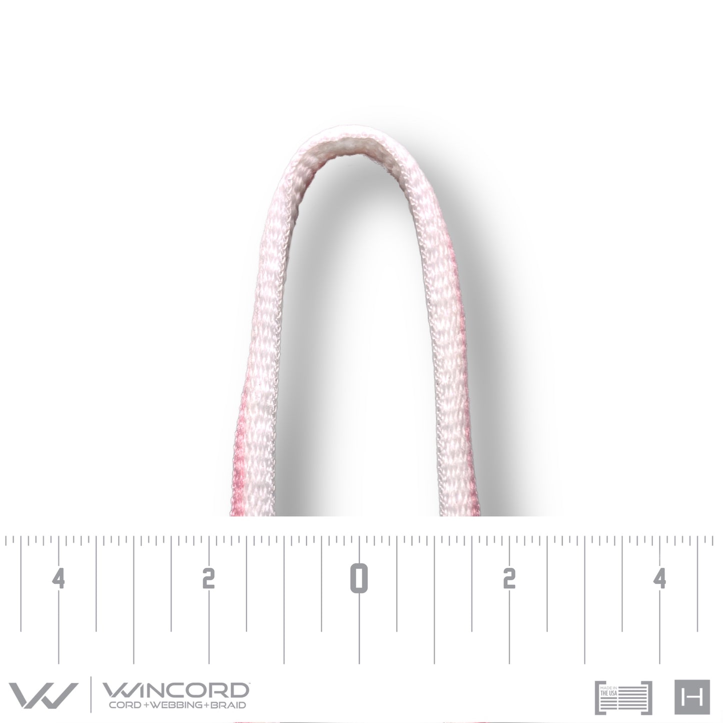 OVAL WOVEN | #1150 | WHITE/PRESLEY PINK STRIPE